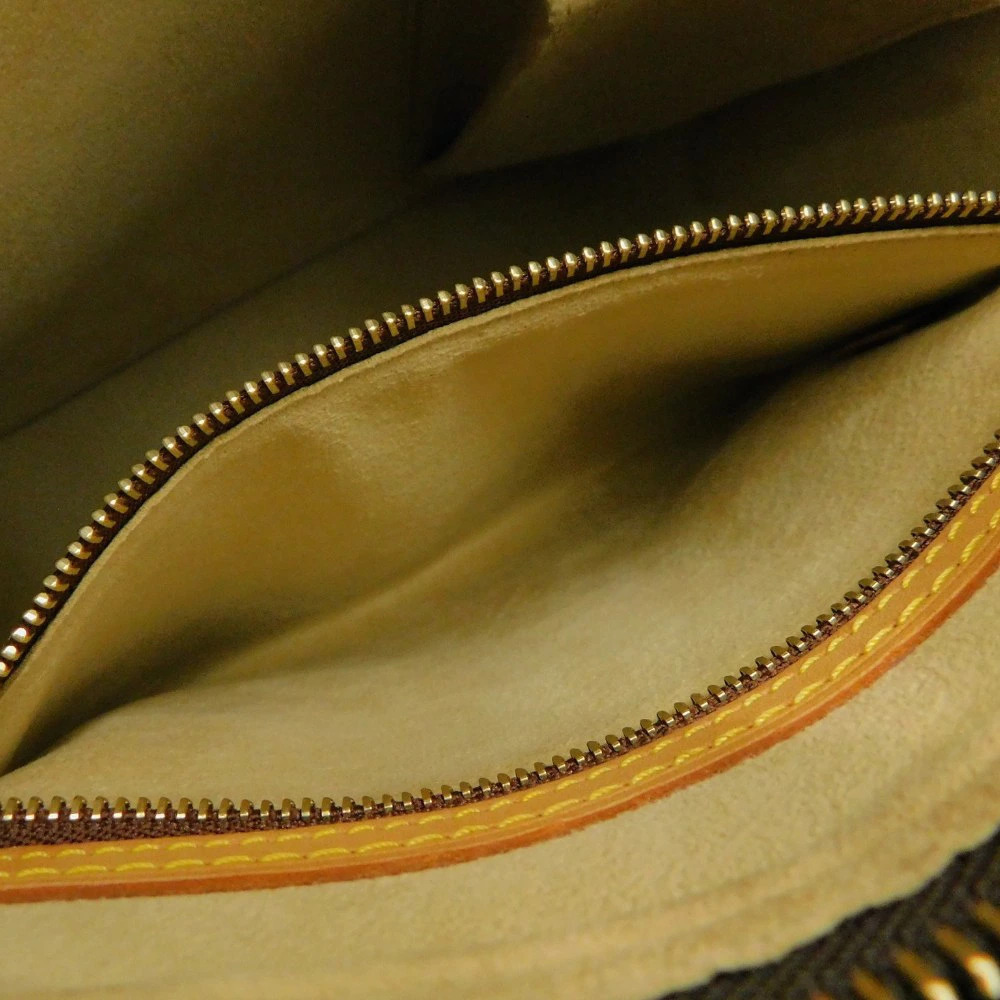 LOUIS VUITTON Looping Monogram Shoulder Bag Hobo Brown